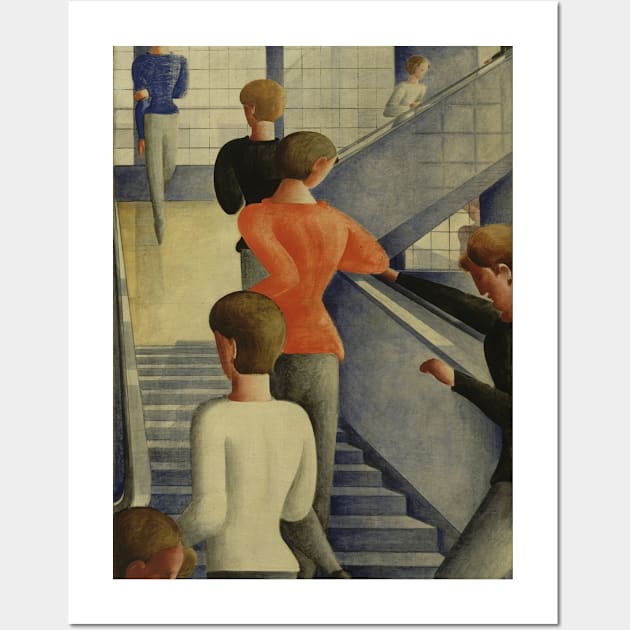 Bauhaus Stairway Oskar Schlemmer Wall Art by Infinite Universe